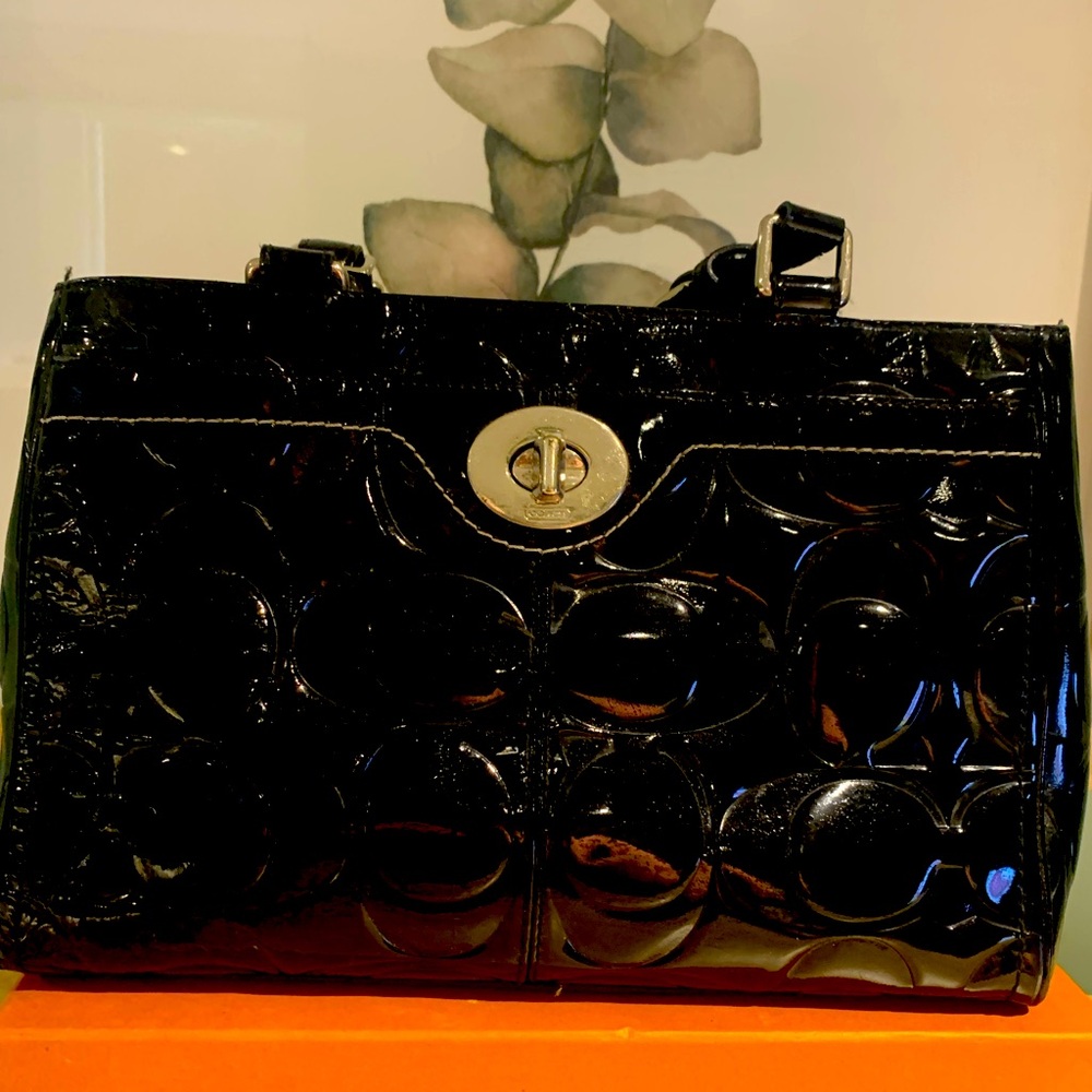Coach patton leather handbag